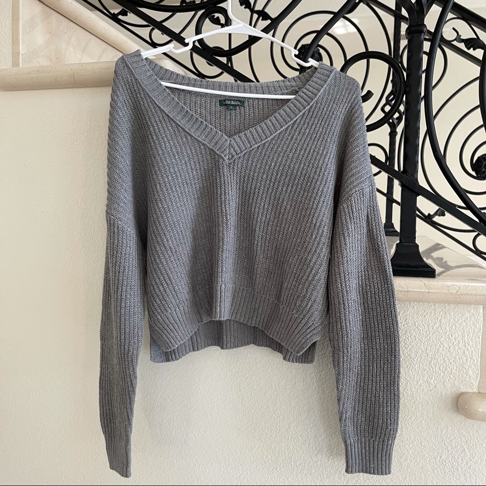Wild Fable Cropped Sweater